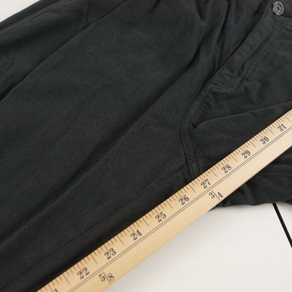 American Eagle Black Stretch Waist Mom Twill Pants Womens Sz 4 Short - Picture 7 of 12